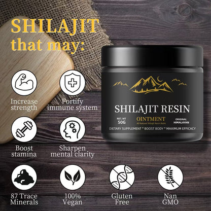 Découvrez la puissance du Shilajit de l’Himalaya – une résine pure, riche en acide fulvique et en minéraux essentiels, conçue pour booster votre énergie, renforcer votre immunité et soutenir votre vitalité au quotidien.