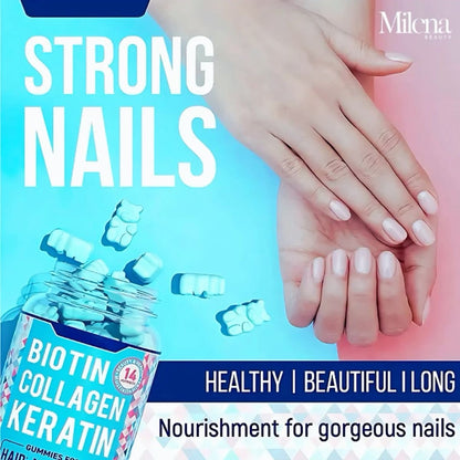 🧴 Biotin Collagen Keratin Gummies