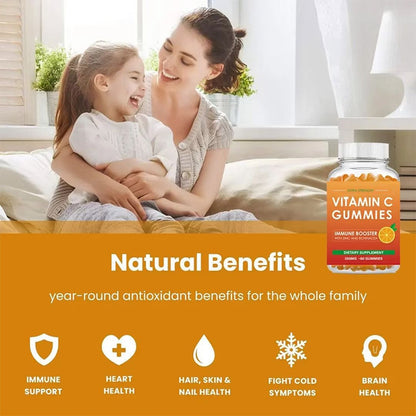 Gommes de collagène naturelles à base de plantes de marque privée Vegan Beauty Skin Vitamin Hydrolyzed Biotin With Collagen Gummies(VITAMINE C)