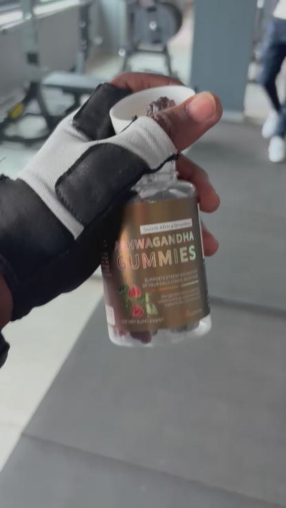 Gommes Véganes Ashwagandha & Maca – Énergie & Équilibre Naturel